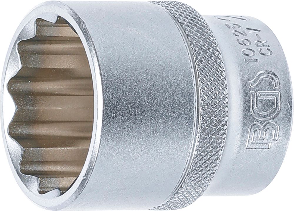 Produktbild BGS Steckschlüssel Einsatz 28 mm Zwölfkant Antrieb Innenvierkant 12,5 mm 1/2 Zoll