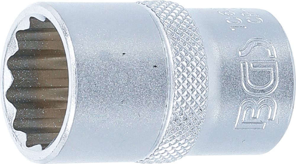 Produktbild BGS Steckschlüssel Einsatz 17 mm Zwölfkant Antrieb Innenvierkant 12,5 mm 1/2 Zoll