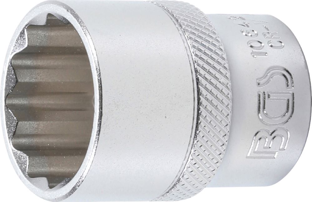 Produktbild BGS Steckschlüssel Einsatz 22 mm Zwölfkant Antrieb Innenvierkant 12,5 mm 1/2 Zoll