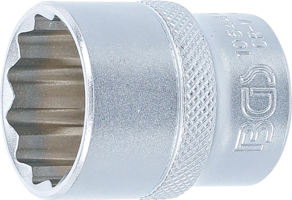 Produktbild BGS Steckschlüssel Einsatz 24 mm Zwölfkant Antrieb Innenvierkant 12,5 mm 1/2 Zoll
