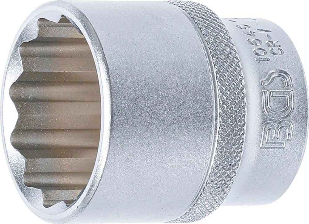 Produktbild BGS Steckschlüssel Einsatz 30 mm Zwölfkant Antrieb Innenvierkant 12,5 mm 1/2 Zoll