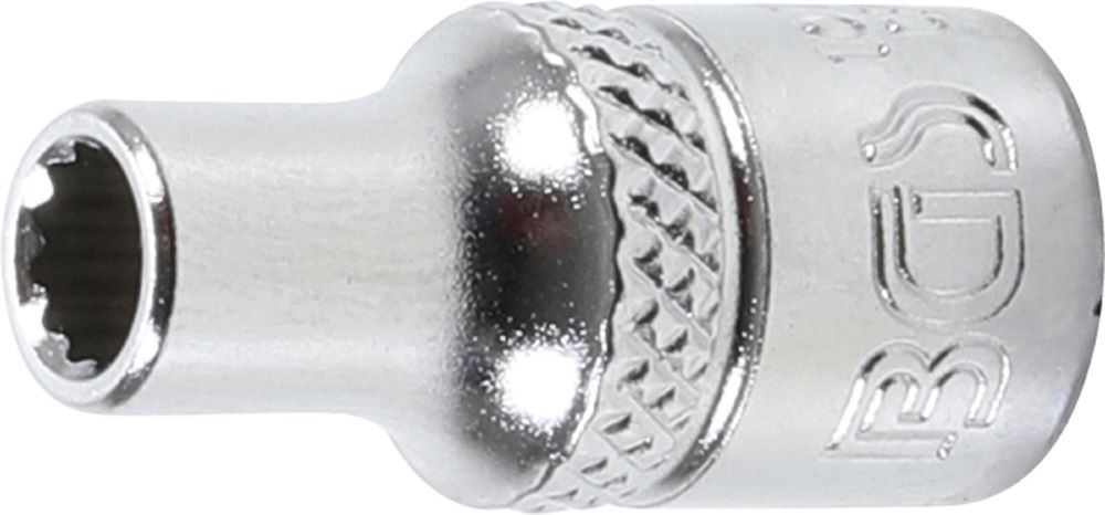 Produktbild BGS Steckschlüssel Einsatz Zwölfkant Antrieb Innenvierkant 1/4 Zoll 4,5 mm