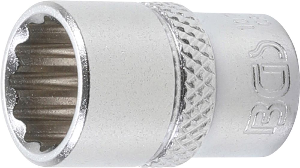 Produktbild BGS Steckschlüssel Einsatz Zwölfkant Antrieb Innenvierkant 1/4 Zoll 11,0 mm