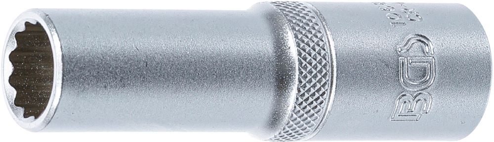 Produktbild BGS Steckschlüssel Einsatz Zwölfkant tief Innenvierkant 1/2 Zoll 13 mm
