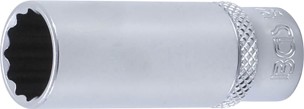 Produktbild BGS Steckschlüssel Einsatz Zwölfkant tief Antrieb Innenvierkant 1/4 Zoll 13 mm