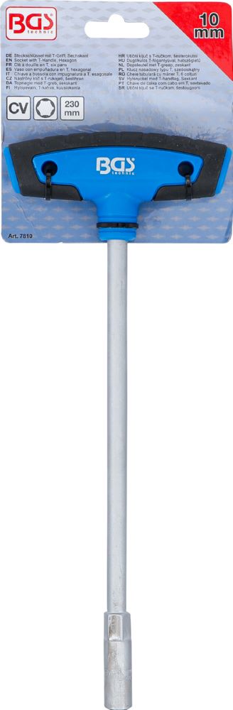 Produktbild Steckschlüssel mit T-Griff Sechskant 10 mm bild 4