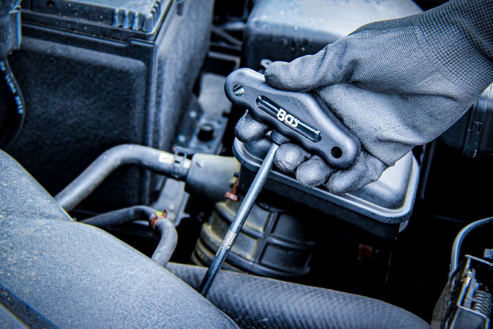 Produktbild Steckschlüssel mit T-Griff Sechskant Länge 430 mm 10 mm bild 2