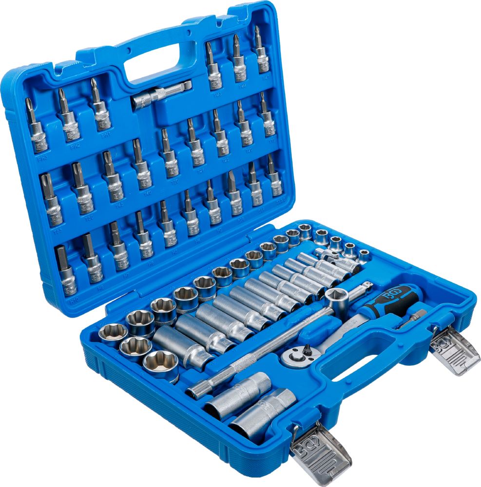 Produktbild Steckschlüssel Satz Antrieb 10 mm 3/8 Zoll 61 teilig bild 2