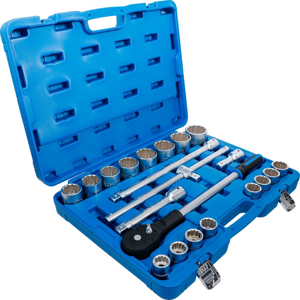 Produktbild Steckschlüssel Satz Antrieb 3/4 Zoll Zollgrößen 21 teilig bild 2