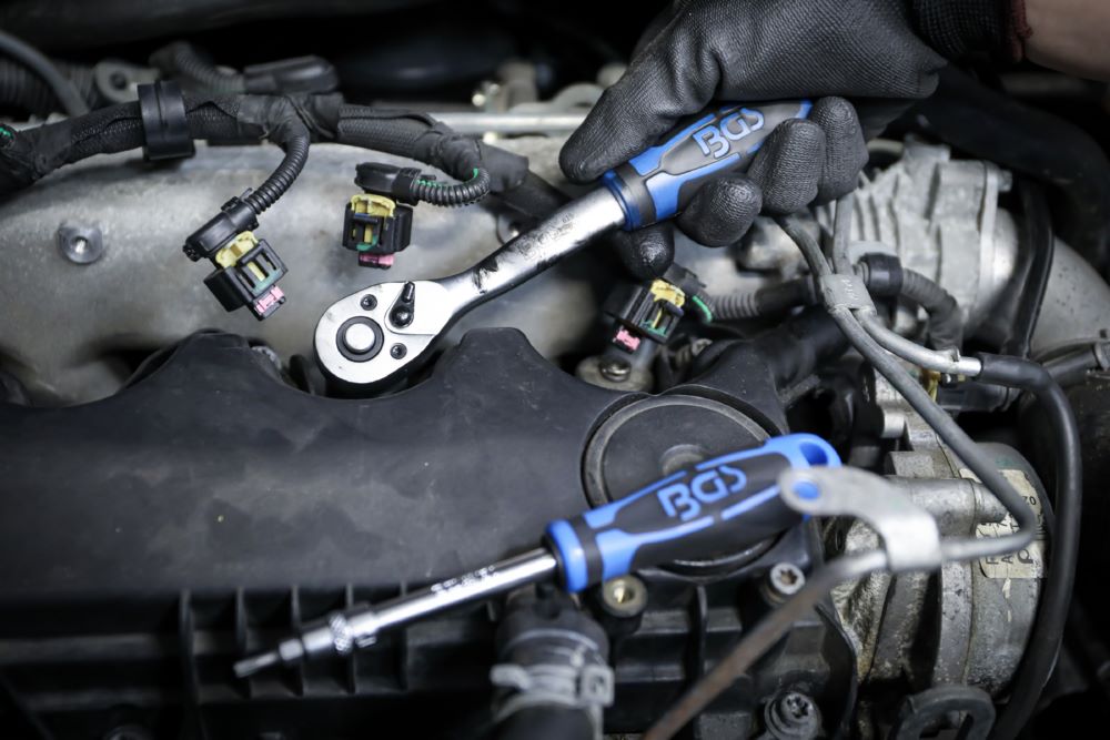 Produktbild Steckschlüssel Satz Gear Lock Antrieb 6,3 mm 1/4 Zoll 38 teilig bild 2