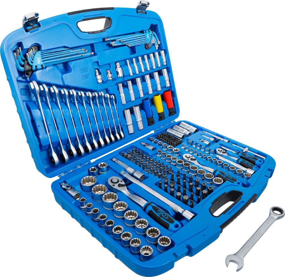 Produktbild BGS Steckschlüssel Satz Gear Lock 218 teilig bild 4