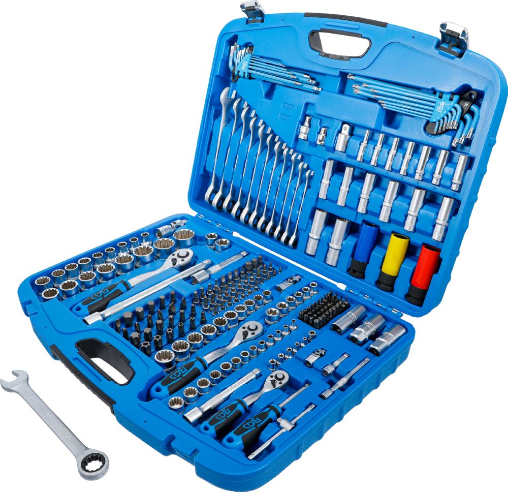 Produktbild BGS Steckschlüssel Satz Gear Lock 218 teilig bild 5