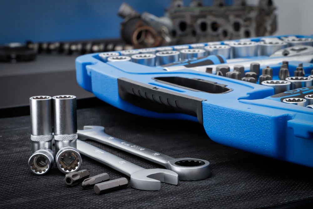 Produktbild BGS Steckschlüssel Satz Gear Lock 218 teilig bild 7