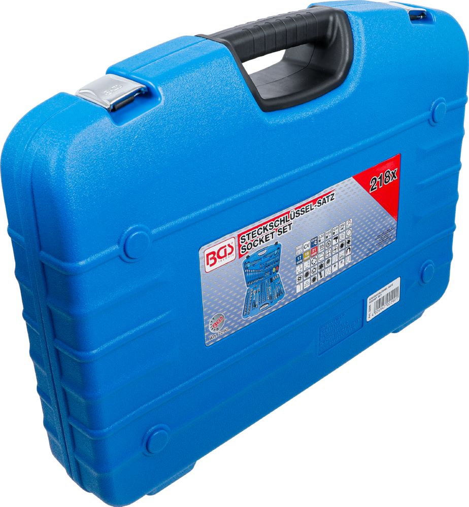 Produktbild BGS Steckschlüssel Satz Gear Lock 218 teilig bild 8