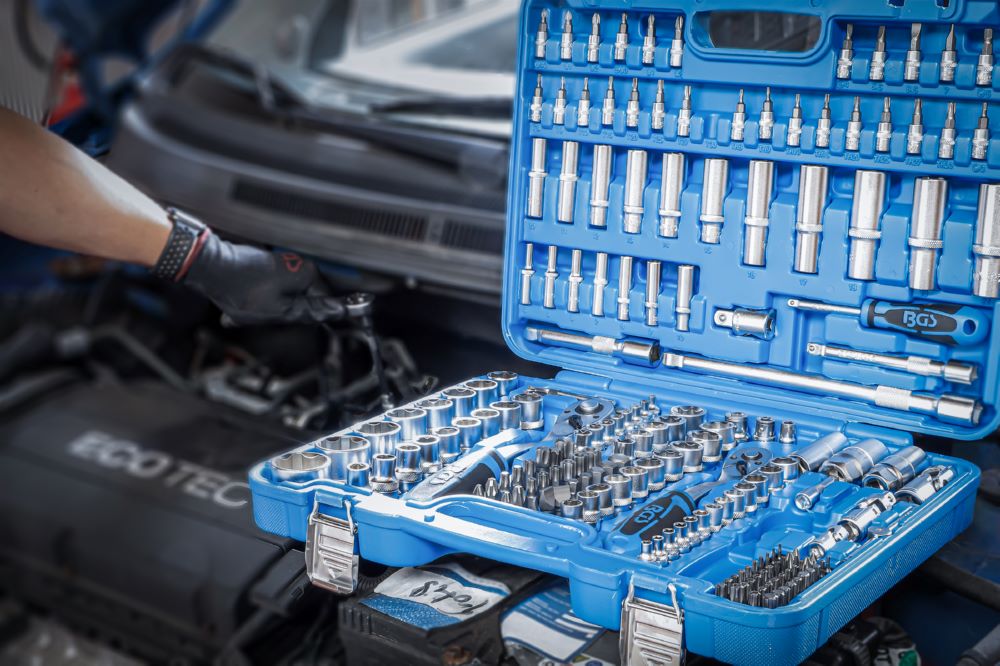 Produktbild BGS Steckschlüssel Satz 192 teilig Wellenprofil Antrieb 6,3 mm / 10 mm / 12,5 mm bild 2