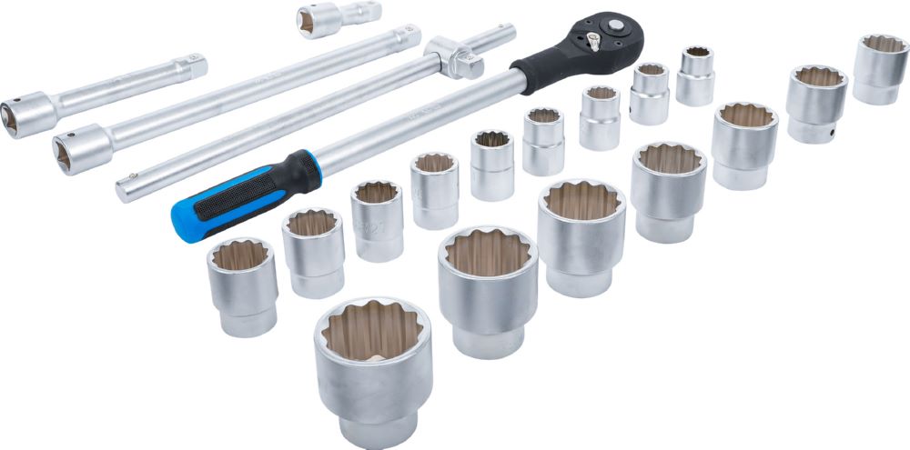 Produktbild Steckschlüssel Satz Zwölfkant Antrieb 3/4 Zoll 21 teilig bild 6
