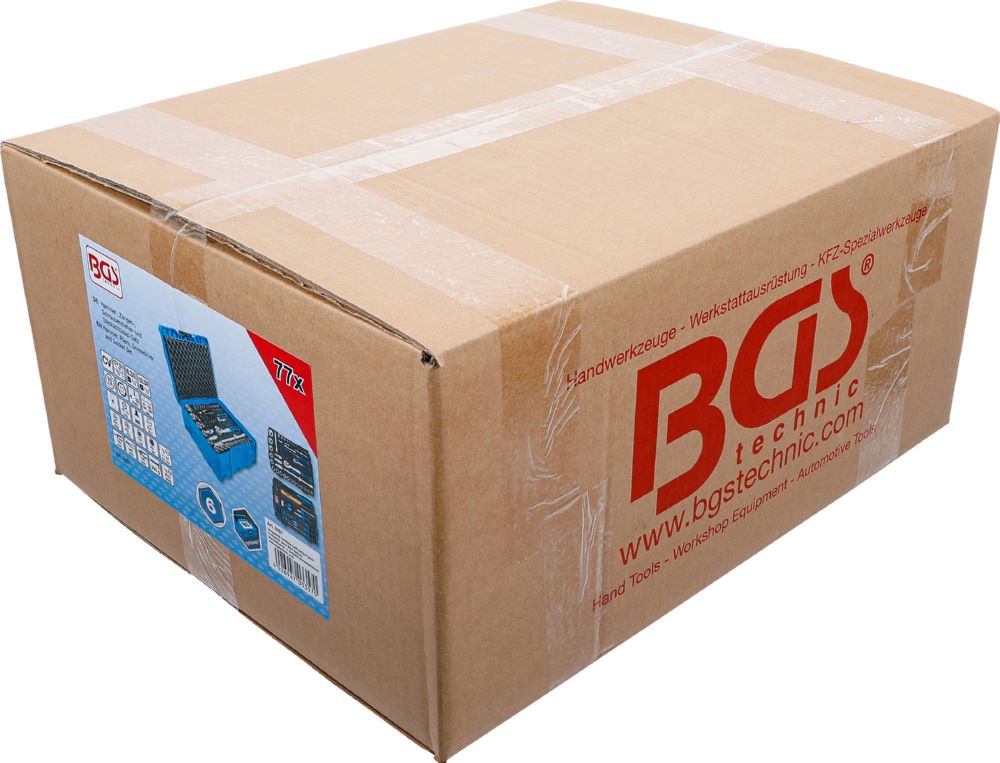 Produktbild Steckschlüssel und Hammer- Zangen- Schraubendreher-Satz 77 teilig bild 10