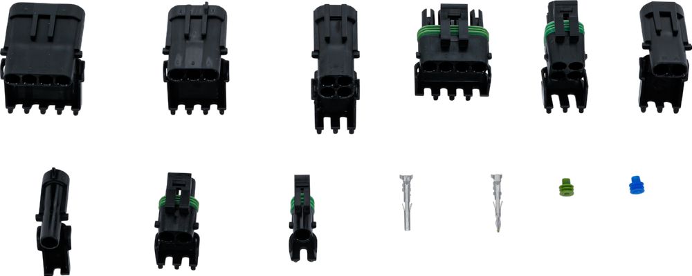 Produktbild BGS Steckverbinder Sortiment wasserdicht 232 teilig bild 2