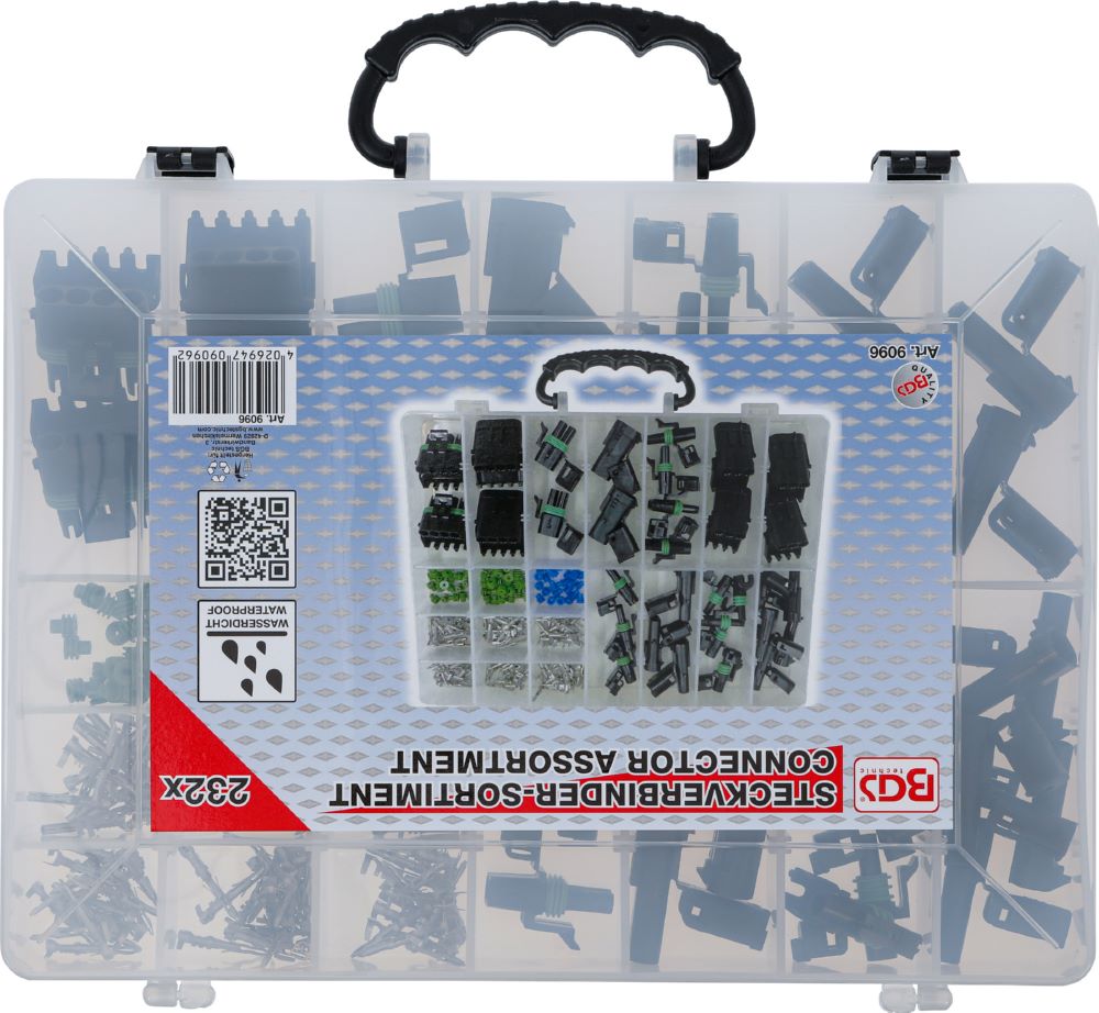 Produktbild BGS Steckverbinder Sortiment wasserdicht 232 teilig bild 3