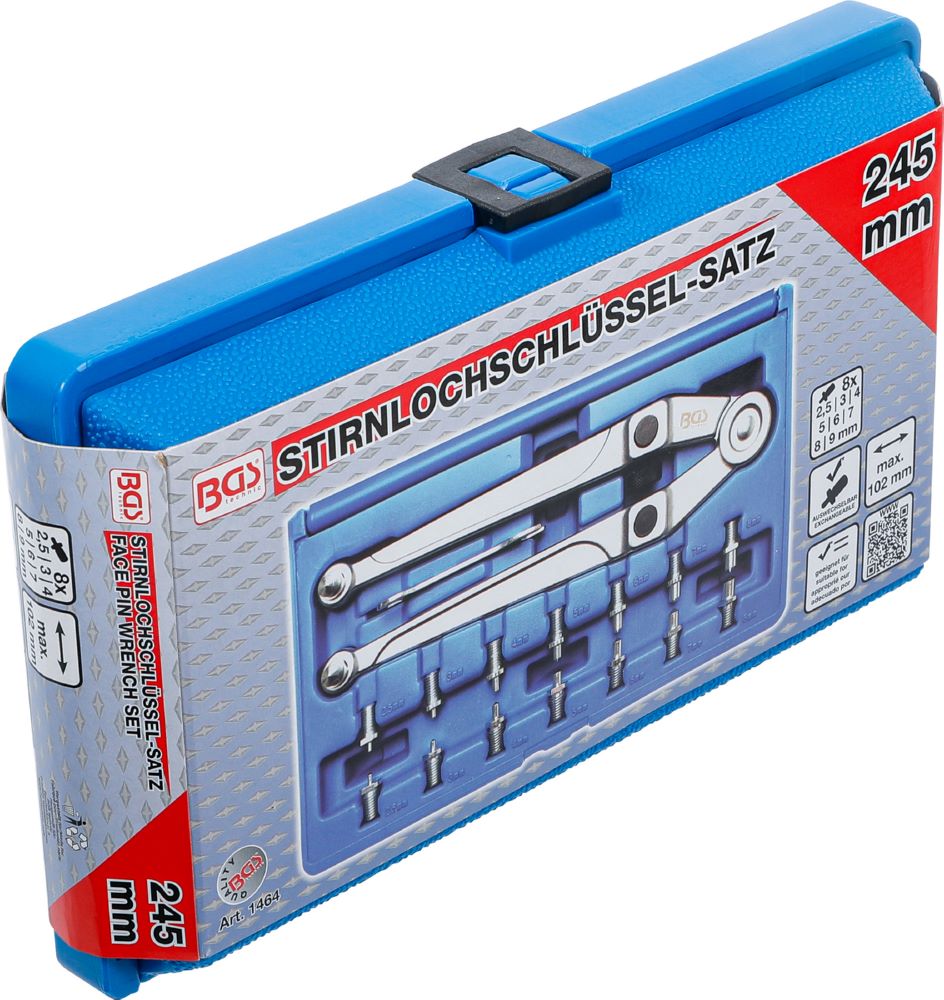 Produktbild Stirnlochschlüssel-Satz verstellbar Durchmesser 2,5 - 9 mm bild 6