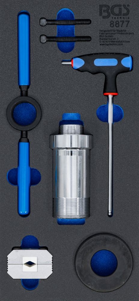 Produktbild BGS Stoßdämpfer Werkzeug Satz für Stoßdämpfer mit Zuganschlagsfeder 8 teilig