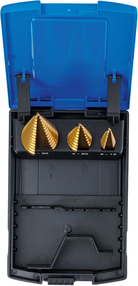 Produktbild Stufenbohrer Satz titannitriert Durchmesser 4 - 30 mm 3 teilig bild 4