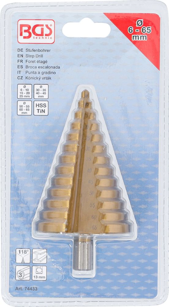 Produktbild Stufenbohrer titan-nitriert Durchmesser 6 - 65 mm bild 4