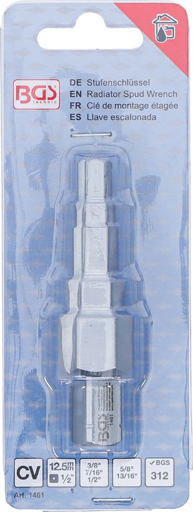 Produktbild Stufenschlüssel Antrieb Außenvierkant 1/2 Zoll 5-stufig bild 3