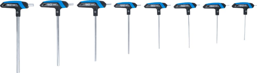 Produktbild BGS T-Griff-Schlüssel Satz Innensechskant 2 - 10 mm 8 teilig bild 3