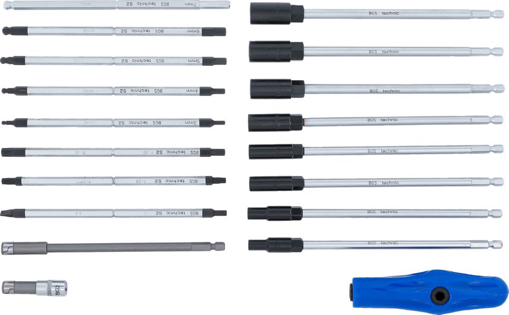 Produktbild BGS T-Griff Schraubendreher und Steckschlüssel Satz 19 teilig bild 6