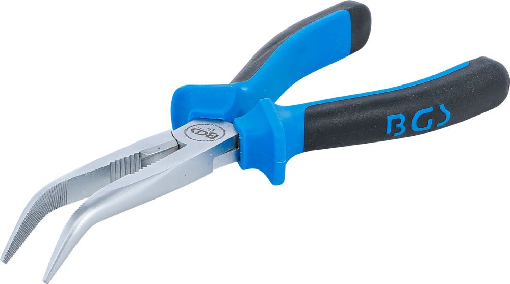 Produktbild BGS Telefonzange gebogen 200 mm Blau bild 2