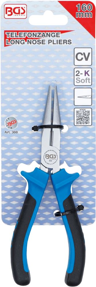 Produktbild BGS Telefonzange gerade 160 mm Blau bild 5