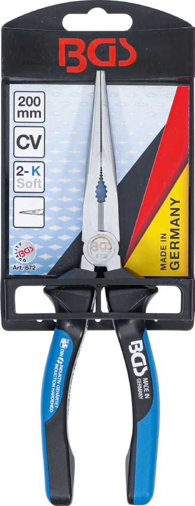 Produktbild BGS Telefonzange mit Schneide gerade 200 mm bild 6