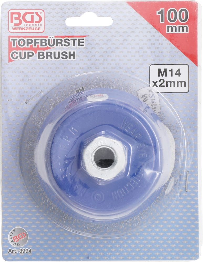 Produktbild Topfbürste Aufnahme M14 x 2,0 Durchmesser 100 x 67 mm bild 3