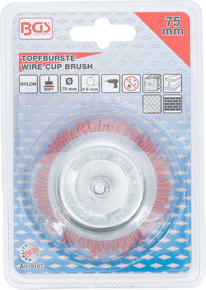 Produktbild Topfbürste Durchmesser 75 mm Nylon bild 5