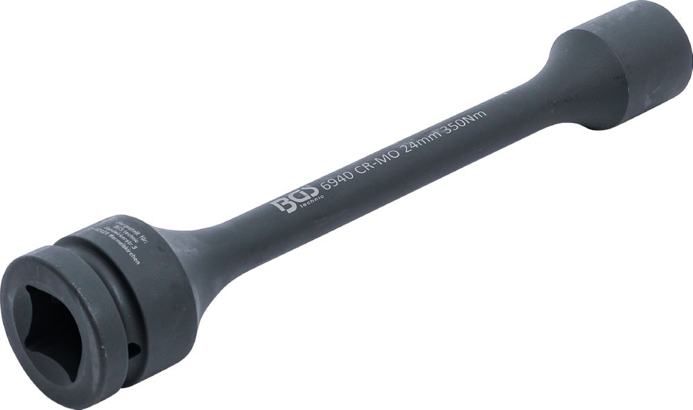 Produktbild Torsions Kraft Steckschlüssel Einsatz Sechskant Antrieb vierkant 1 Zoll 24 mm bild 2