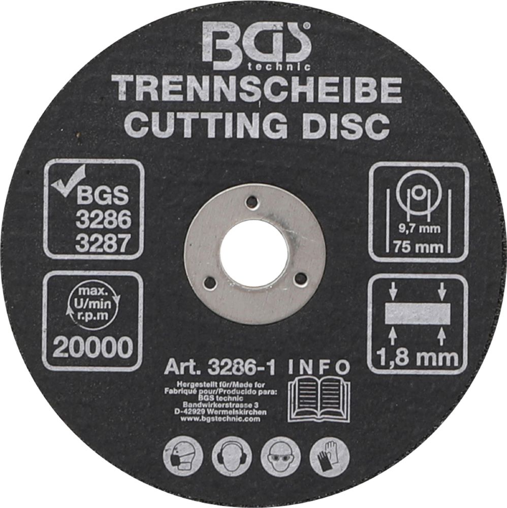 Produktbild BGS Trennscheibe 75 x 1,8 x 9,7 mm