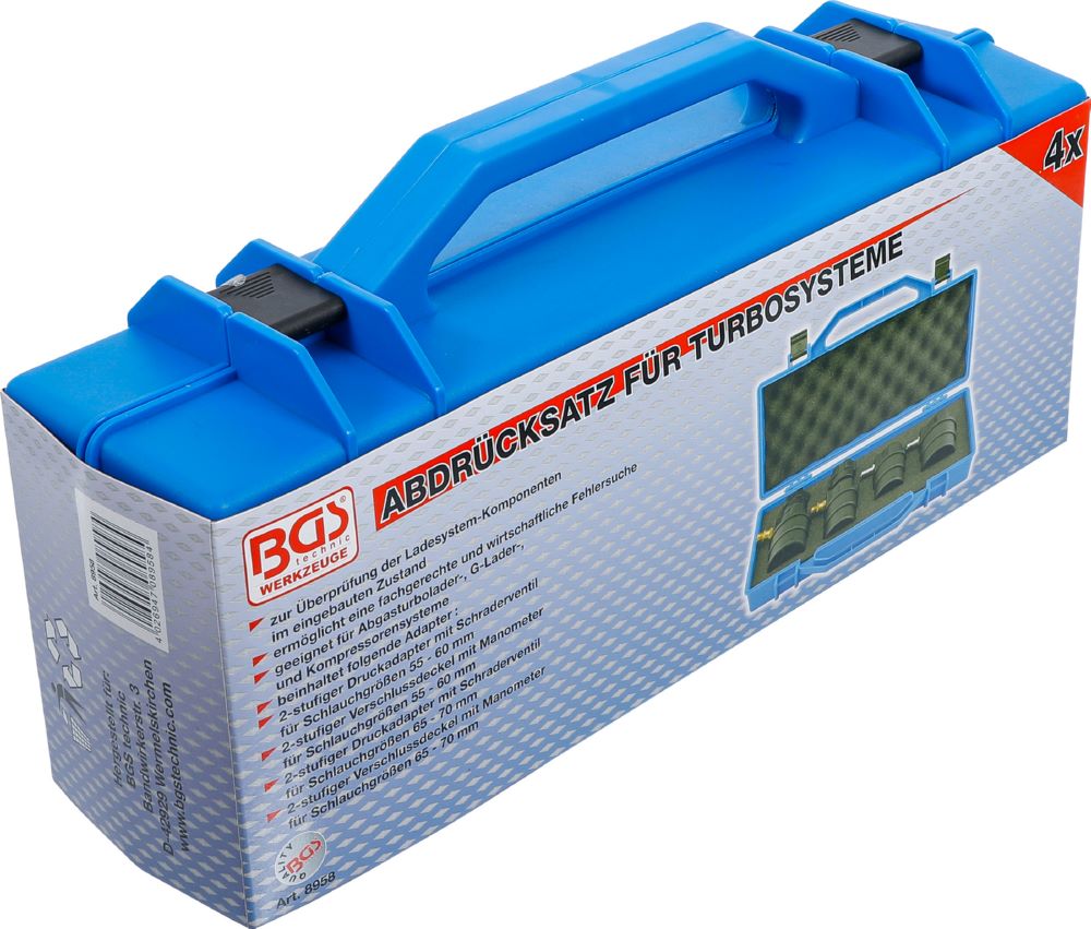 Produktbild BGS Turbolader Diagnosekoffer mit Manometern 55 - 60 - 65 - 70 mm bild 6