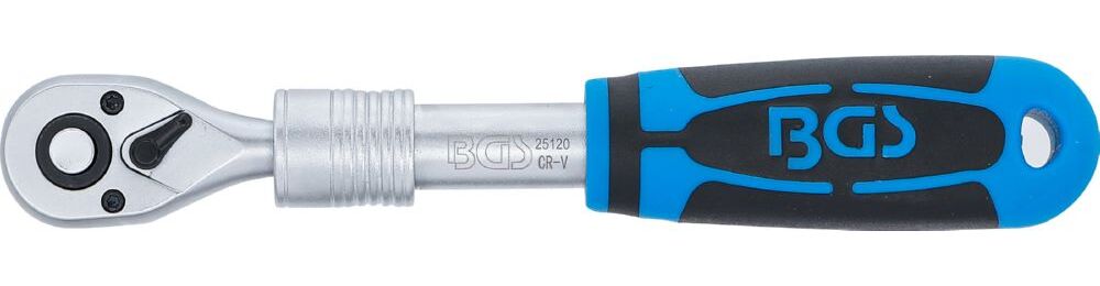 Produktbild Umschaltknarre ausziehbar Abtrieb Außenvierkant 6,3 mm 1/4 Zoll 190 - 225 mm bild 2