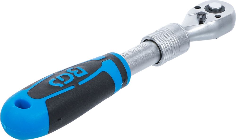 Produktbild Umschaltknarre ausziehbar Abtrieb Außenvierkant 6,3 mm 1/4 Zoll 190 - 225 mm bild 4