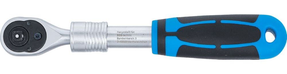 Produktbild Umschaltknarre ausziehbar Abtrieb Außenvierkant 6,3 mm 1/4 Zoll 190 - 225 mm bild 5