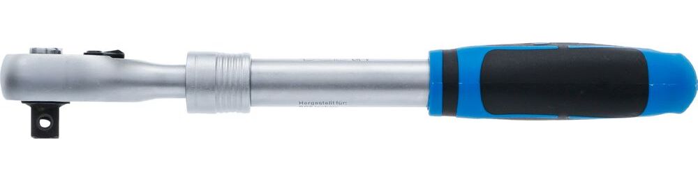 Produktbild Umschaltknarre ausziehbar Abtrieb Außenvierkant 12,5 mm 1/2 Zoll 305 - 445 mm bild 3