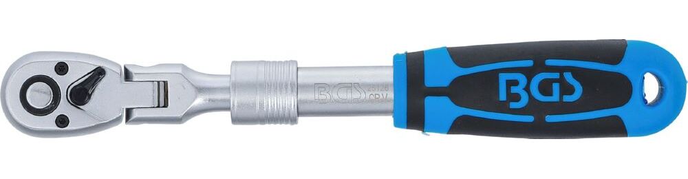 Produktbild Umschaltknarre ausziehbar abwinkelbar Abtrieb Außenvierkant 3/8 Zoll 260-365 mm bild 2