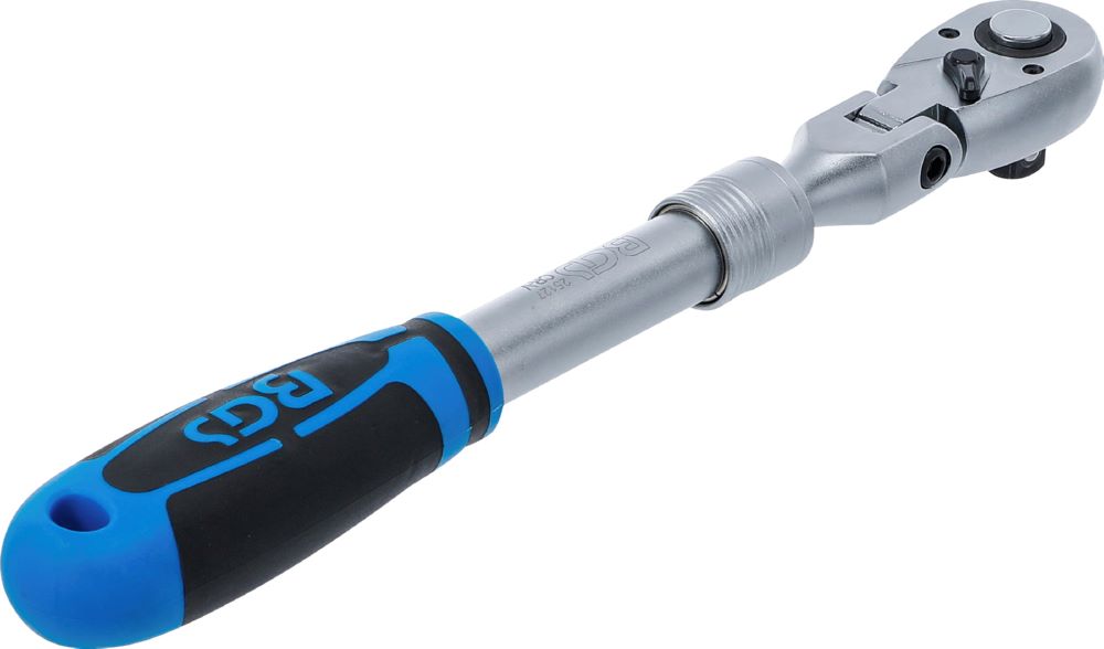 Produktbild Umschaltknarre ausziehbar abwinkelbar Abtrieb Außenvierkant 1/2 Zoll 350-490 mm bild 4