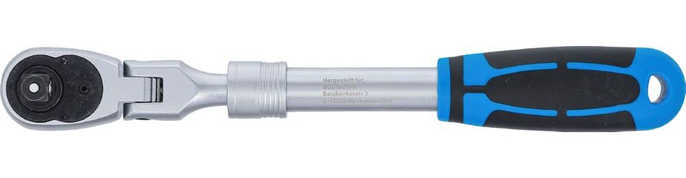 Produktbild Umschaltknarre ausziehbar abwinkelbar Abtrieb Außenvierkant 1/2 Zoll 350-490 mm bild 5