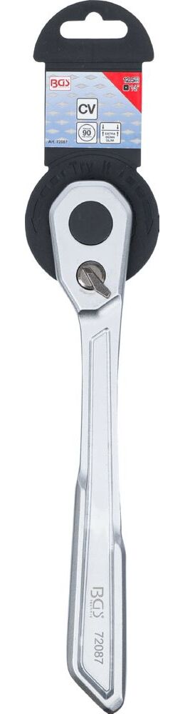 Produktbild Umschaltknarre extra flach feinverzahnt Abtrieb Außenvierkant 12,5 mm 1/2 Zoll bild 6