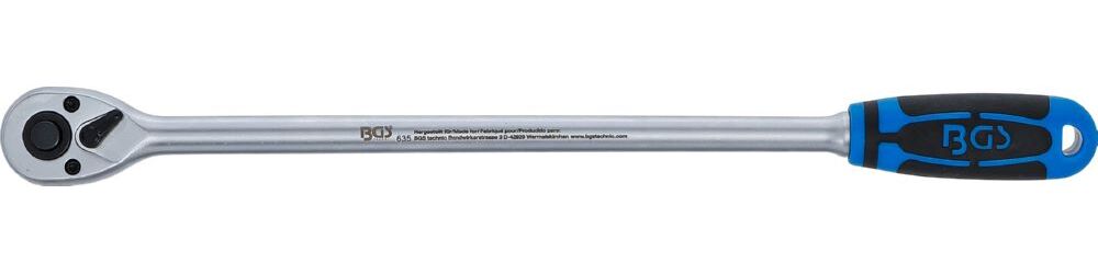 Produktbild Umschaltknarre extra lang Abtrieb Außenvierkant 6,3 mm 1/4 Zoll 300 mm bild 2