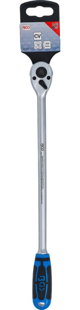 Produktbild Umschaltknarre extra lang Abtrieb Außenvierkant 6,3 mm 1/4 Zoll 300 mm bild 6