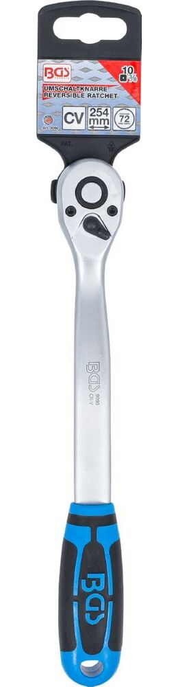 Produktbild Umschaltknarre extra lang Abtrieb Außenvierkant 10 mm 3/8 Zoll 254 mm bild 6