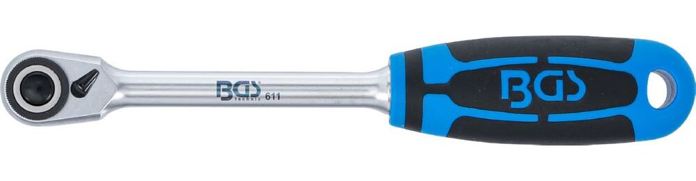 Produktbild Umschaltknarre feinverzahnt Abtrieb Außenvierkant 10 mm 3/8 Zoll bild 2